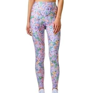 Alice + Olivia Aaron Floral High-Waisted Leggings XS NWT